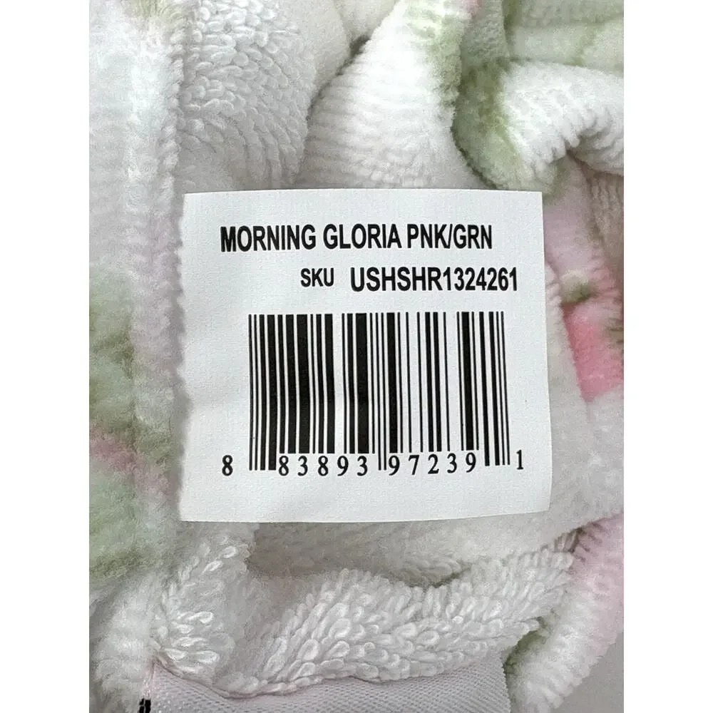 Laura Ashley Fingertip Towels Set Floral Morning Gloria 2 Pcs Pink Green NWT